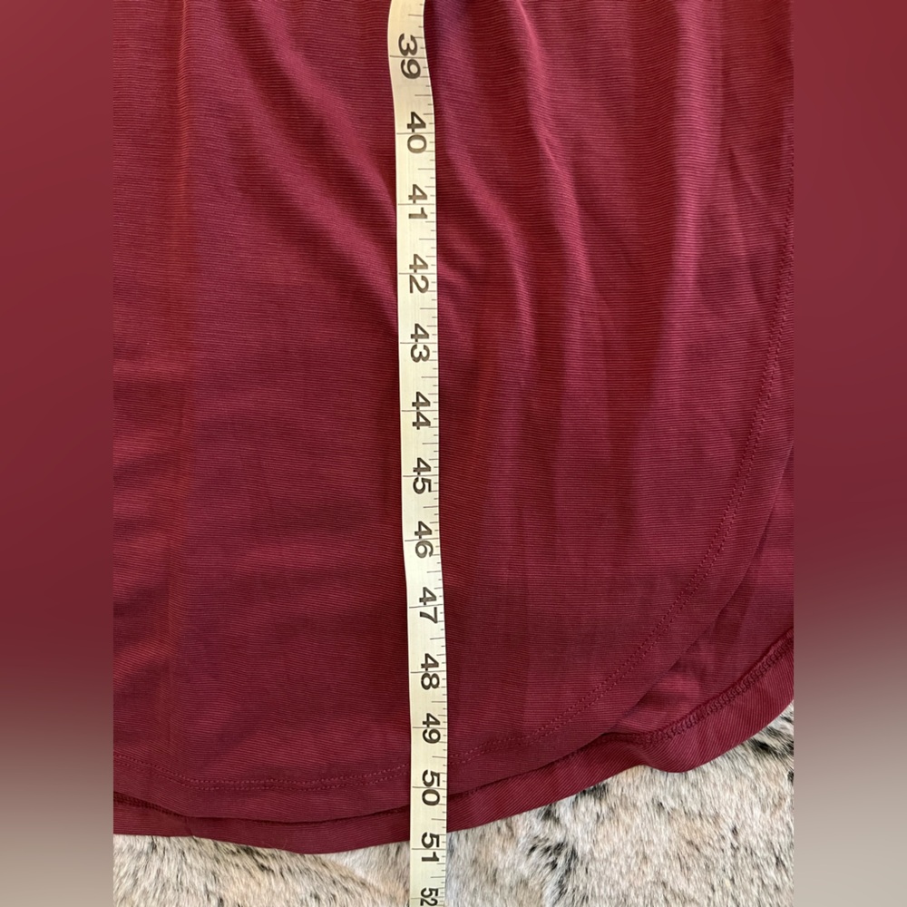 NWT Jodifl Burgundy Long sleeves Dress Boutique Size Small Pockets Midi Casual - Picture 14 of 15